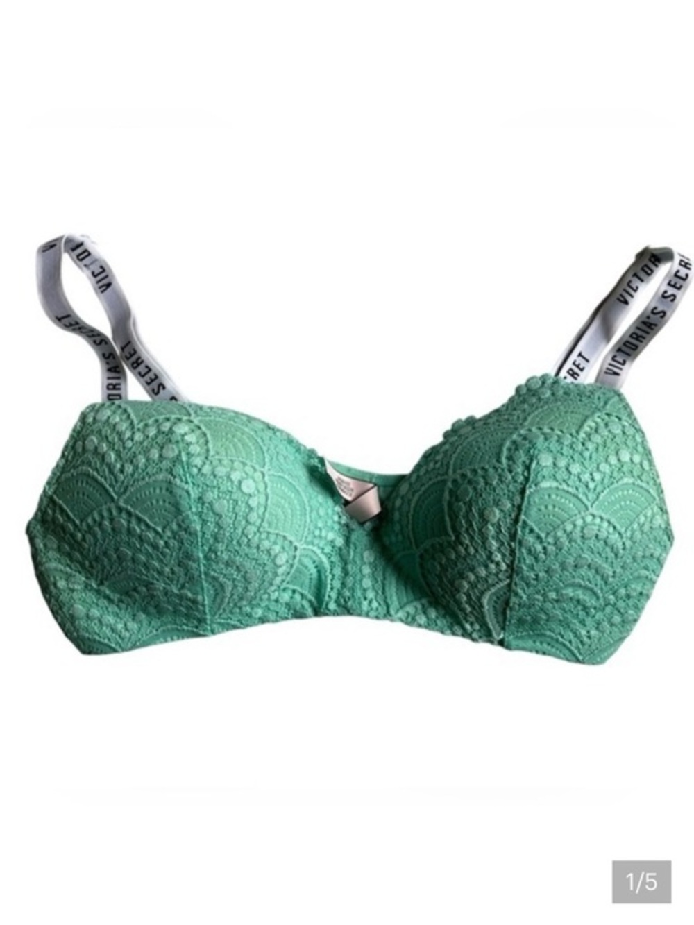 Victoria's Secret Mint Lace Bra- no underwire